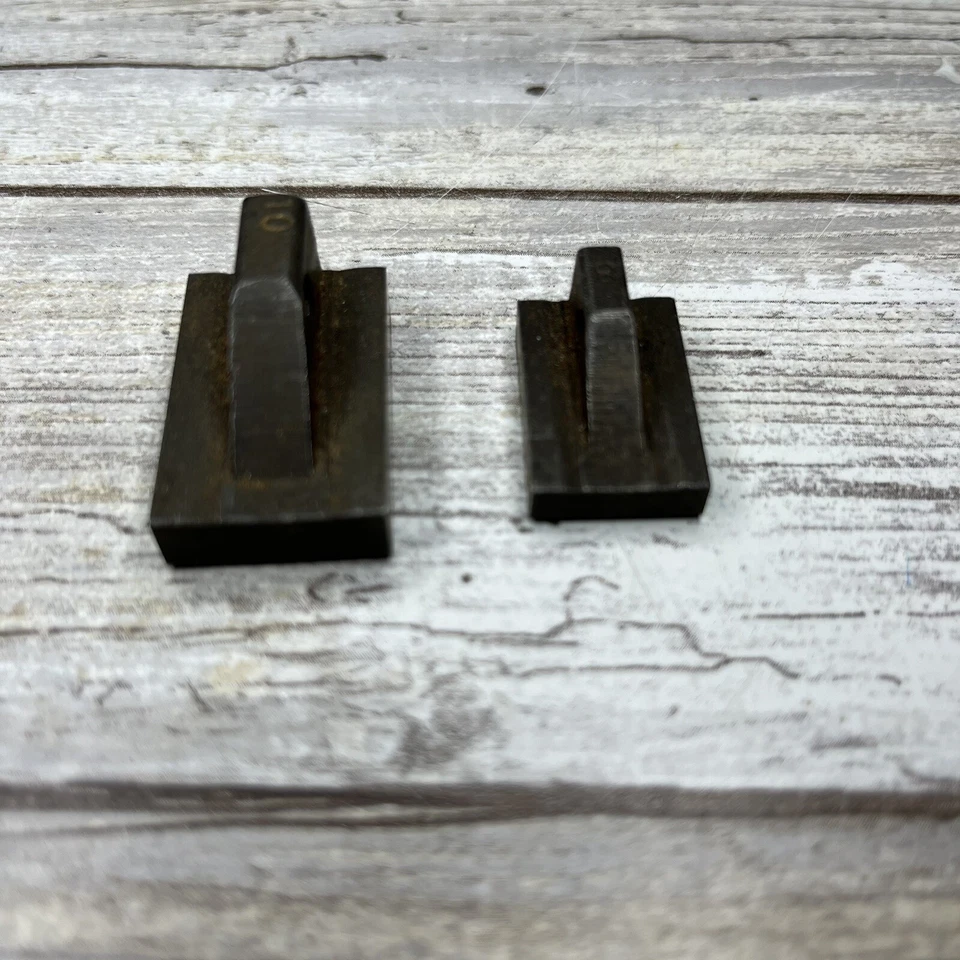 Lot Of Two Replacement Pipe Wrench Heel Jaws ~ 10 Inch and 8 Inch ~ No Pins - Image 4 of 4