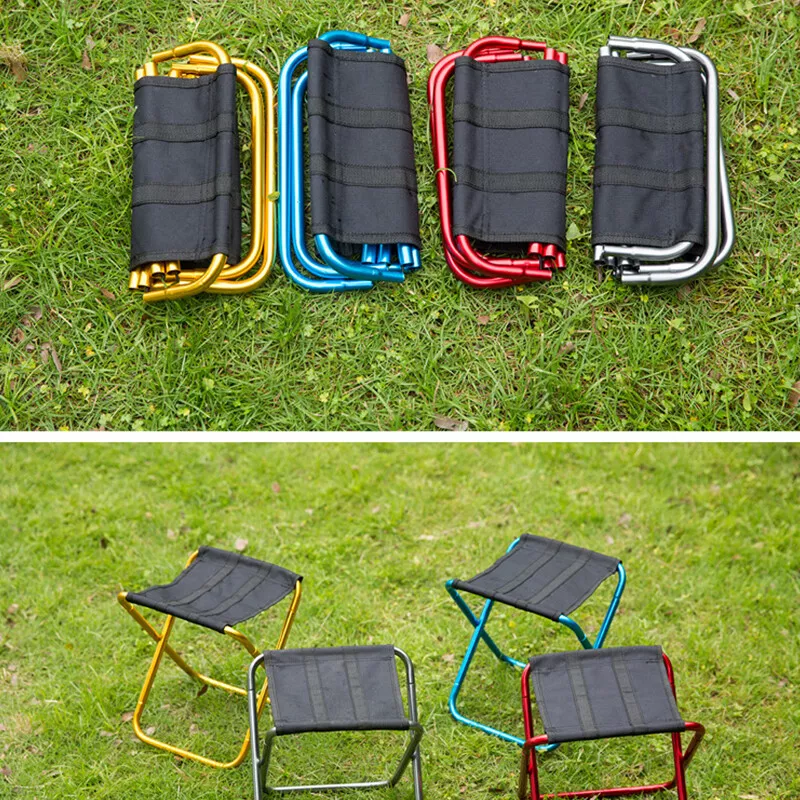 Small Large Step Stool Folding Foldable Bench Outdoor Camping Fishing Chair  Gift