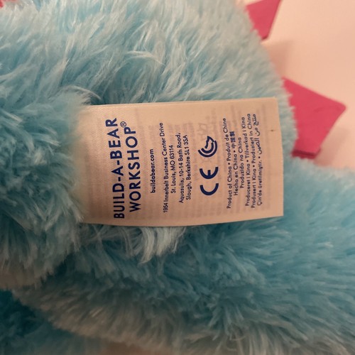 Build a Bear BABW türkisfarbener Stegosaurus Dinosaurier Plüsch 18 Zoll - Bild 8 von 14