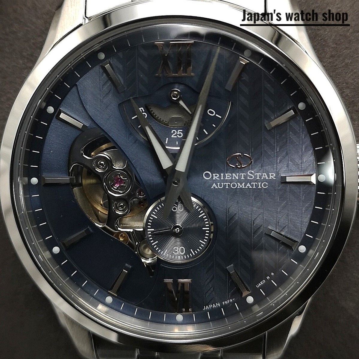 ORIENT STAR RK-AV0B08L Blue Contemporary Skeleton Men