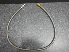 BRAIDED STAINLESS STEEL HOSE 1/2" HOSE OD FNPT 1/2" MNPT 3/8" TUBE LENGTH 34" TO