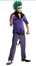 NEW RUBIES KIDS DC COMICS JOKER COSTUME YOUTH LARGE 8/10