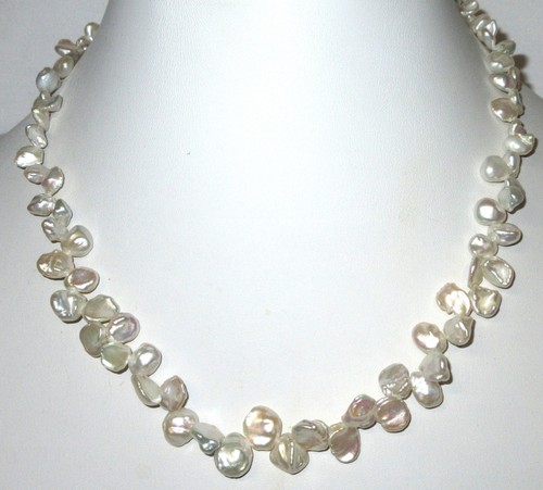 Honora Sterling Silver Keshi Pearl necklace