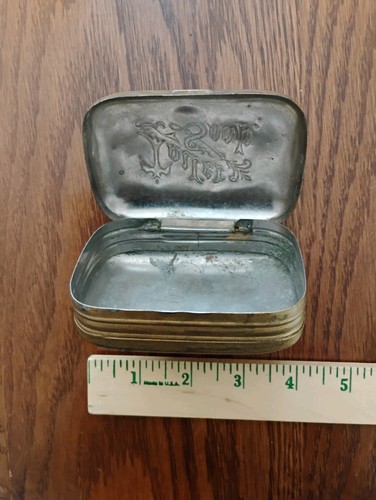Vintage Toller Hinged Metal Soap Box - Picture 2 of 3