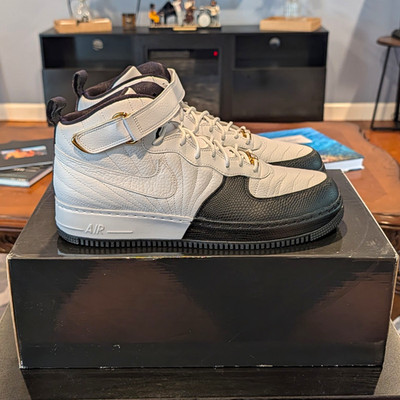 Air Jordan Fusion 12 Taxi White/Black/Gold Mid Top 317742-101 DS Size 12.5