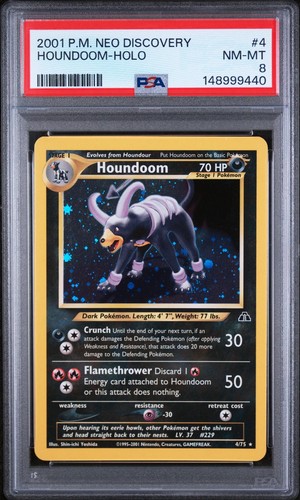 Houndoom (Unlimited) graded PSA 8 for sale on eBay