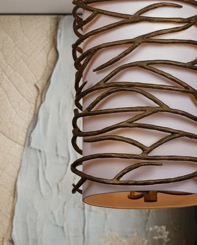 Minka Lavery 3716 Branch Reality 9 Light 16"W Pendant - Textured Ashen Gold - Picture 6 of 11