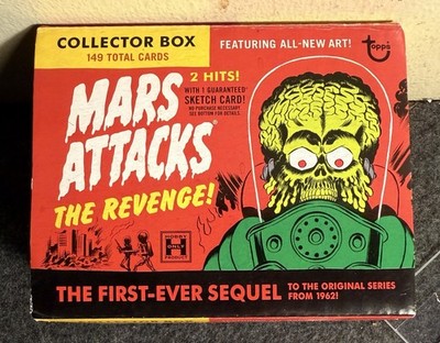 Topps Mars Attacks THE REVENGE! Collector Box Trading Cards 2017 w. 149 cards
