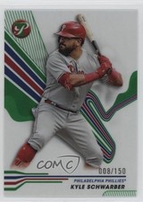 2024 Topps Pristine Green Refractor 8/150 Kyle Schwarber #167 nd3