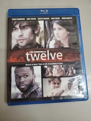 Twelve 12 (Blu-ray, 2010) Chace Crawford, Rory Culkin, Curtis Jackson Used