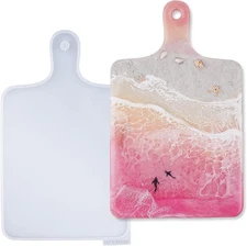 Silicone Epoxy Resin Molds for Rectangle Cutting Board, Large