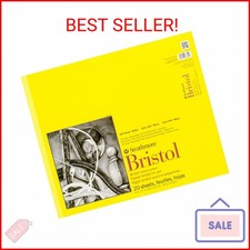 Strathmore 300 Series Tape Bound Bristol Pad, 100 lb. Vellum Surface, 14 X 17 in