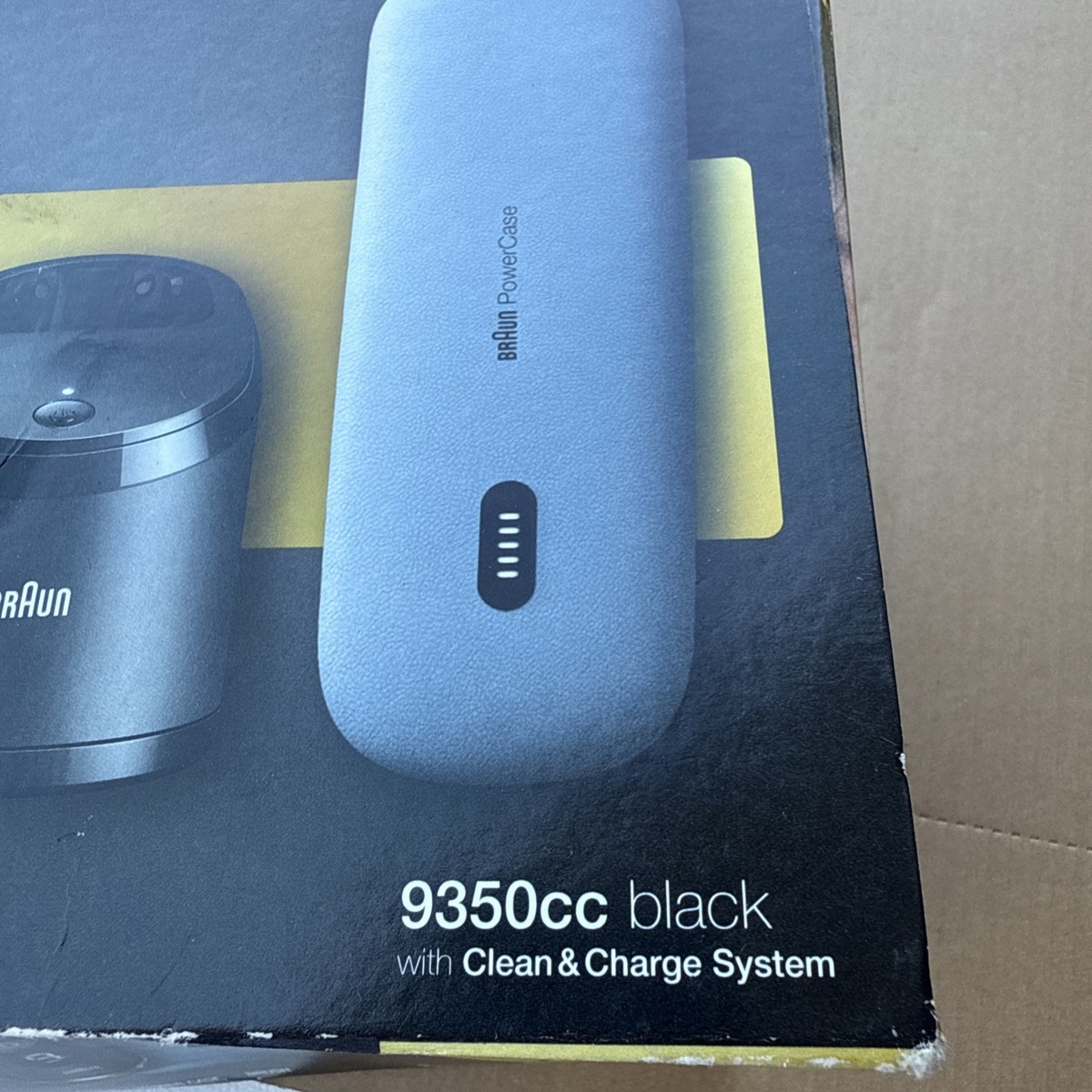 BRAUN Series 9 Sport + 9350CC Clean & Charge System With Power