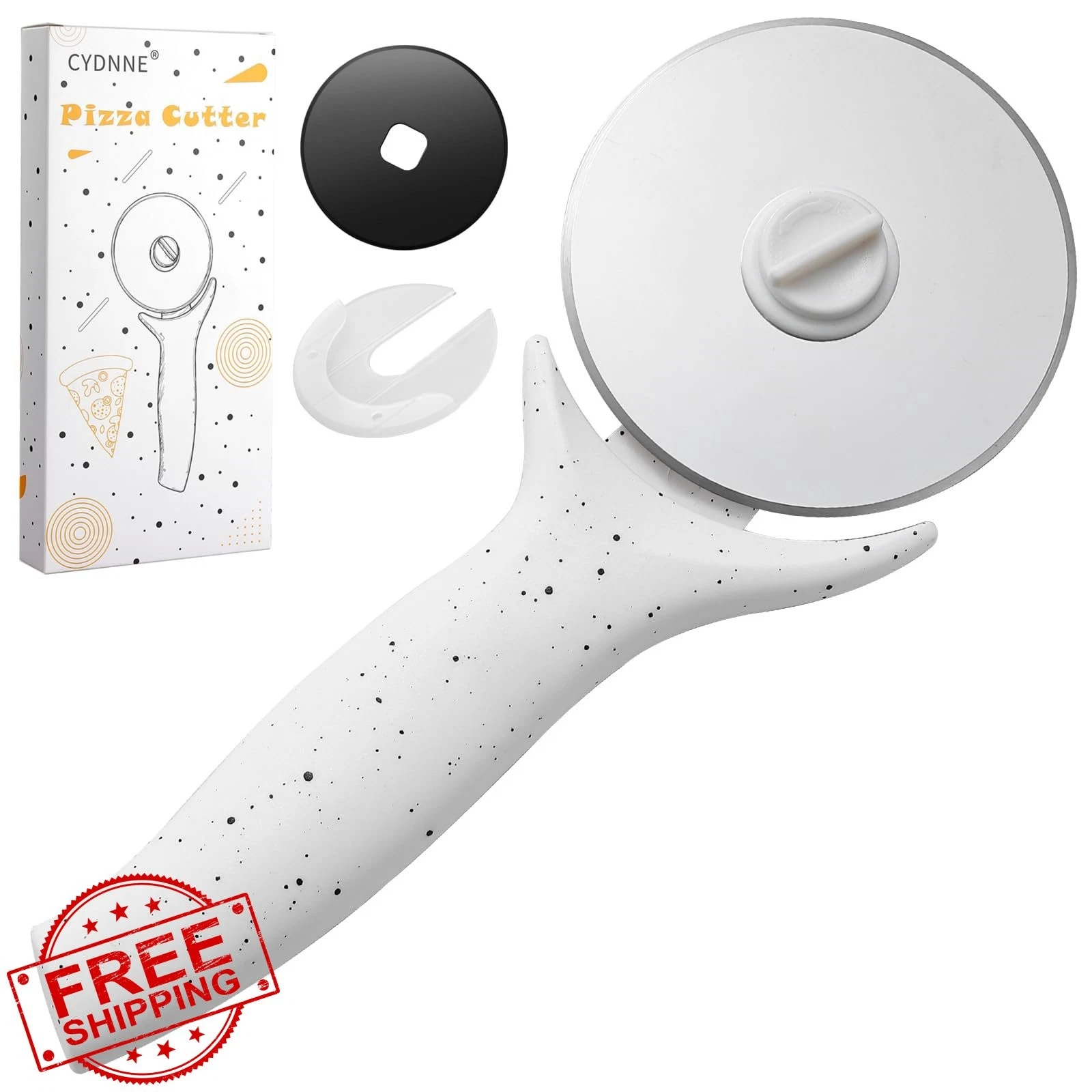 CYDNNE Pizza Cutter White Removable Blade
Opens in a new window or tab