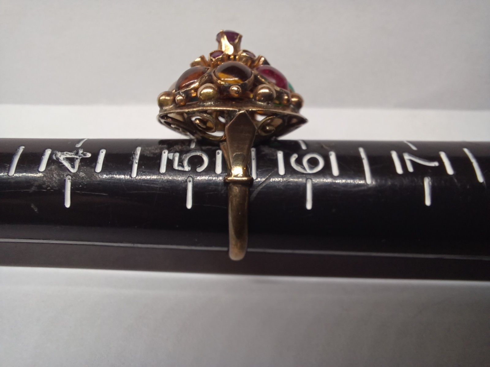 Vintage 10k Ruby / Gemstone Ring - image 2