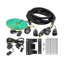 Oyviny 58903 Custom 4 Pin RV Dinghy Towing Wiring Harness Kit for 2007-2018 J...