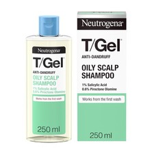 Neutrogena T/Gel Anti Dandruff Shampoo for Oily Scalp and 250 ml (Pack of 1) 