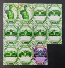 2025 Topps Chrome F1 Alex Albon Diamond 75th Anniversary Teal /299 11lots WTS 32