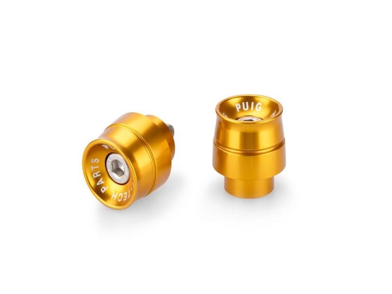 Puig Gold Speed Bar Ends Yamaha Tracer 7 2021-2025