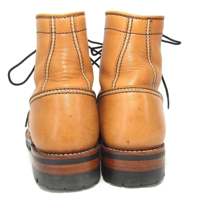 LONE WOLF Boots LW00125 LOGGER Leather Beige Size US9.5 | eBay