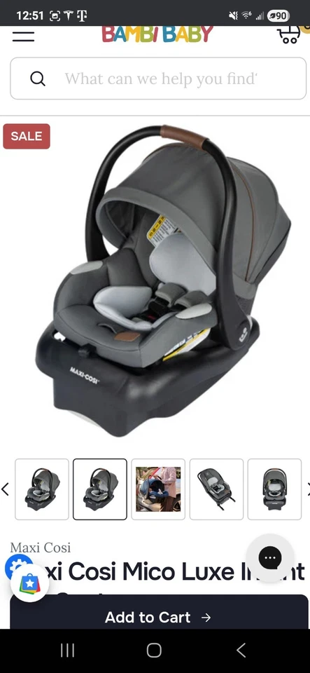 Maxi-Cosi Mico Luxe+ Infant Car Seat - Urban Wonder, BRAND NEW SEALED, MSRP $338 - Image 2 of 4