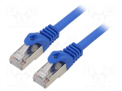 Patch cord Line 6a S/FTP Cu LSZH RJ45-Stecker,beiderseitig