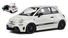 Fiat 500 Abarth 595 2022 White 1:18 SOLIDO 1811301