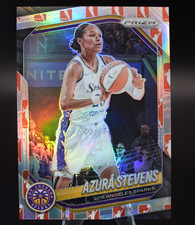 2025 Panini Prizm AZURA STEVENS Logo Silver Holo SP #64 Los Angeles Sparks WNBA