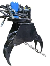 12EX-XZZMQ AGT Hydraulic Rotation Log Grapple Mini Excavator with Hoses and Pins