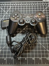 Sony PlayStation 2 PS2 DualShock 2 wired controller - Black NOT WORKING 