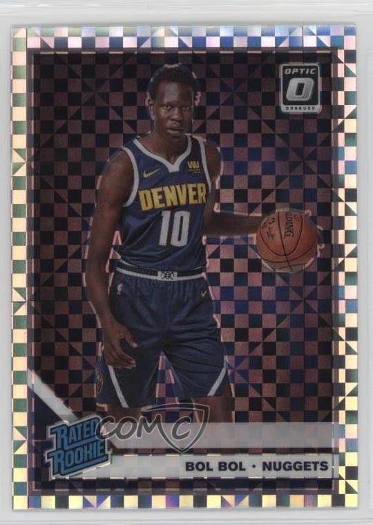 2019 Panini Donruss Optic Rated Checkerboard Prizm Bol Bol #162 Rookie RC 0d6s