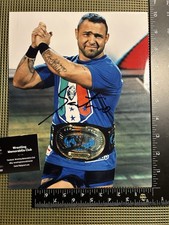 Santino Marella Signed wrestling photo WWE WWF intercontinental IC