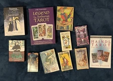 Lot 11 Tarot Decks Seasons of the Witch Thoth Bloody Tears Wirth Haindl CBD 