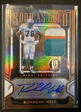 2024 Panini Gold Standard - Good As Gold Richmond Webb #GAG-RWB White Gold /49