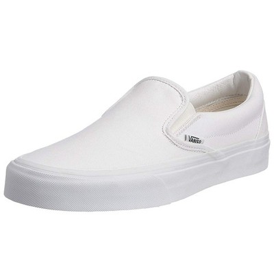 Vans  Unisex Adult Classic SlipOn Shoes In True White | True White | Authentic