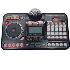 VTech KidiStar DJ Mixer Black Electronic Music Toy with Disco Light Model 5473