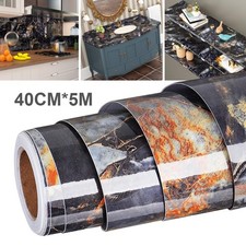 5M Vinyl Self Adhesive Wallpaper Roll Kitchen Contact Paper Vinyl Film