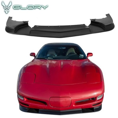 Fits 97-04 Chevy Corvette C5 ZR1 V2 Style Front Bumper Lip Lower Splitter Kit PU