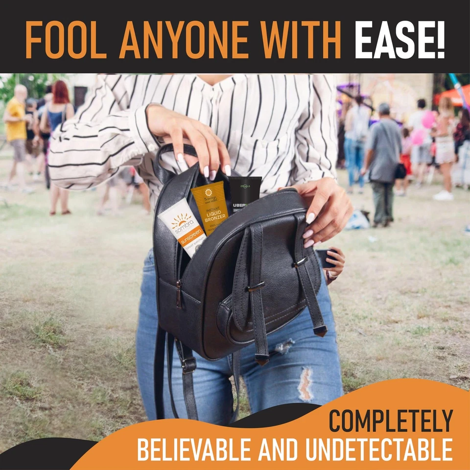 Flasks for Liquor For and Men - Discreet Sunscreen Alcohol Flask for Cruise, ... - Image 3 of 4