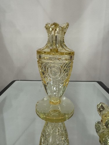 Heisey Sahara Ipswich Cruet, Damaged - Picture 5 of 8