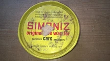 Vintage simoniz colour restorer tin can