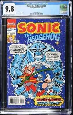 Sonic the Hedgehog #23 1995 Archie CGC 9.8 Only 9.8 copy on census White Pages