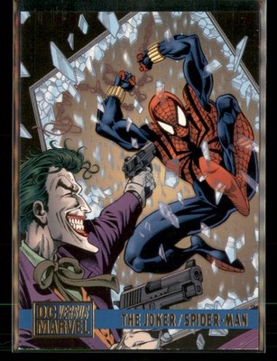 1995 Fleer DC vs. Marvel Comics #78 The Joker / Spider-Man