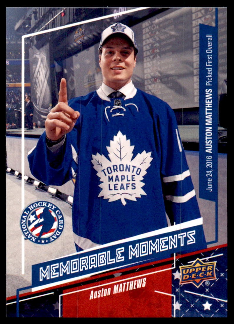 2017 Upper Deck National Hockey Card Day USA #USA16 Auston Matthews