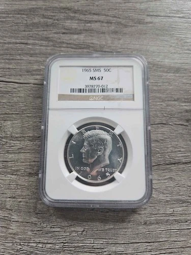 1965 SMS Kennedy Half Dollar 50c NGC MS67 40% Silver Special Mint Set
