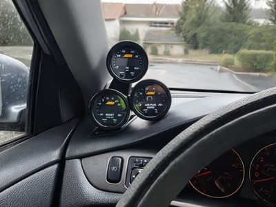 Vent Gauge Pod 52mm TRIPLE for Lancer EVO 7/8/9 VIII IX LHD
