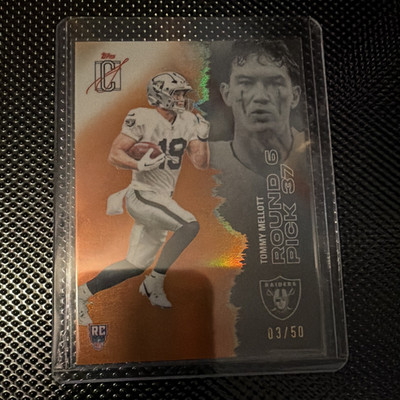 Topps Signature Class 2025 Tommy Mellott Las Vegas Raiders RC #236 /50