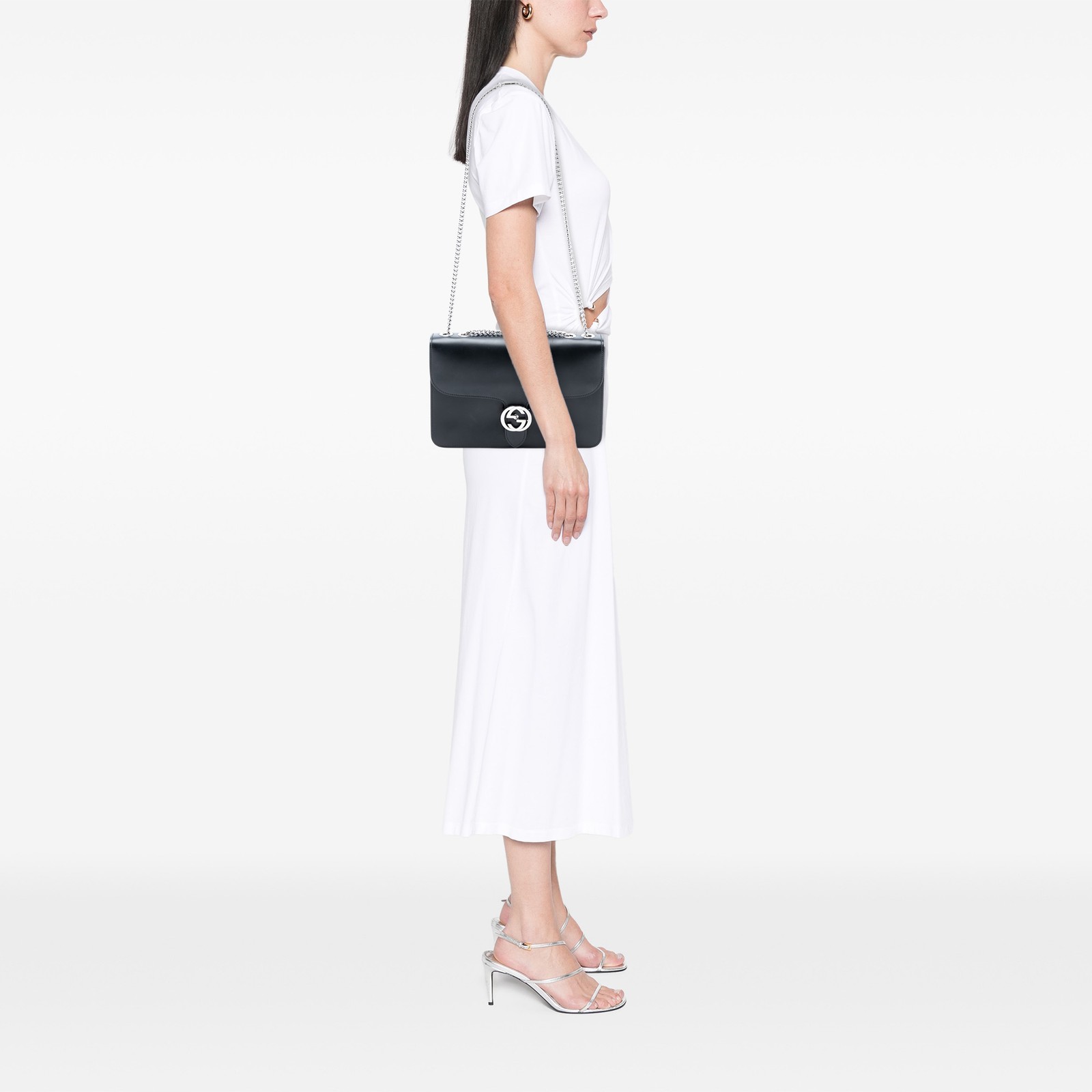 Authenticated Gucci Medium Polished Calfskin Doll… - image 7