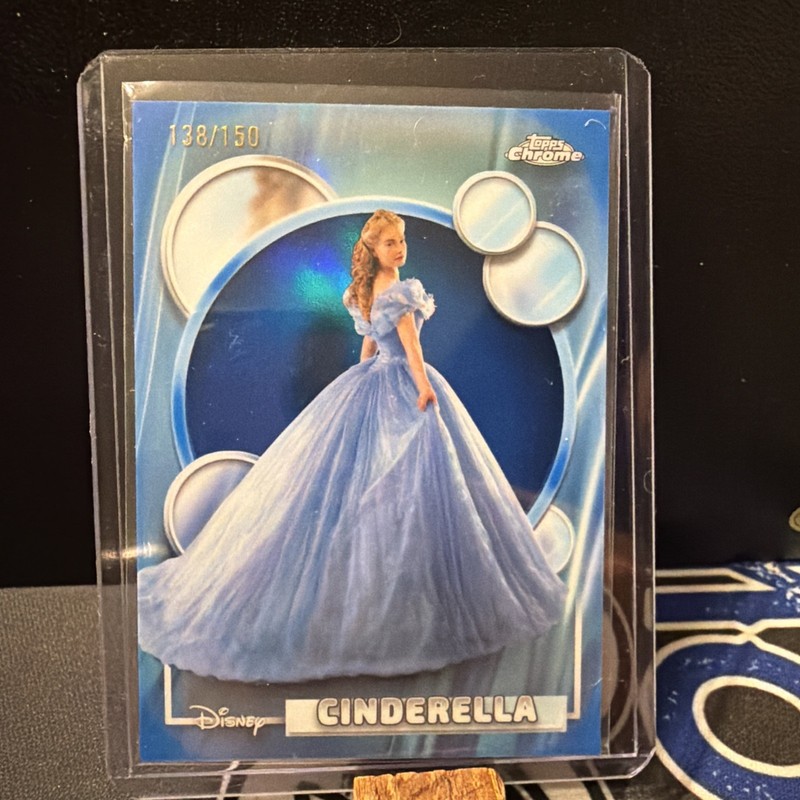 2026 Topps Chrome Disney Cinderella Blue Refractor /150 #179
