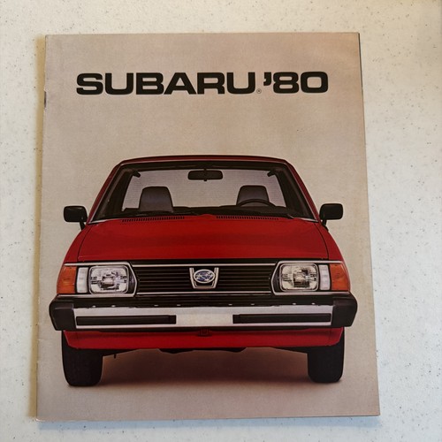 1980 Subaru Sales Brochure - GL, DL, SEDAN COUPE WAGON BRAT 4WD With Paint Codes